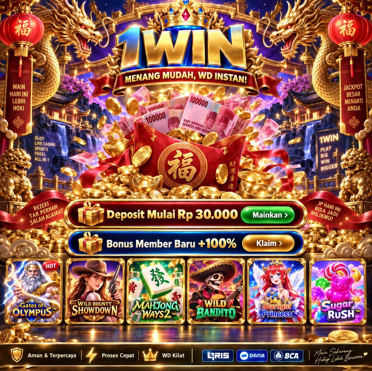 1WIN - Portal Hiburan Game Online Mobile Resmi & Terpercaya