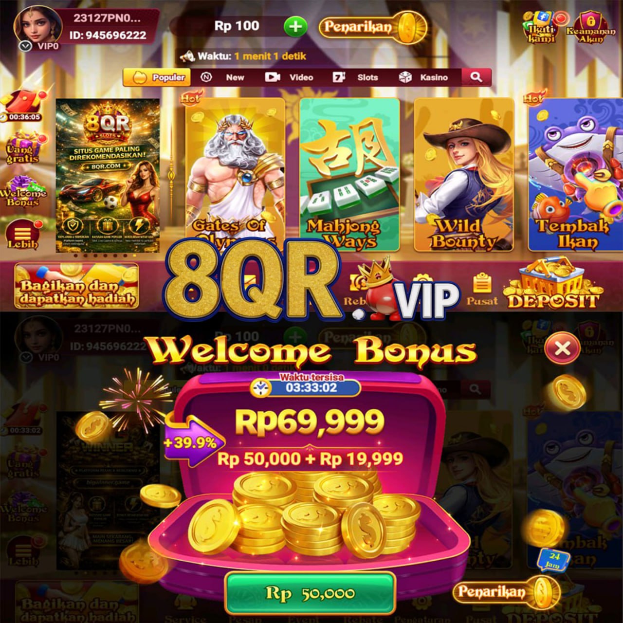 8QR - Permainan Slot Online